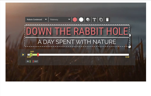 Easy to edit motion title templates