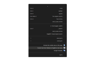 Vice Versa Option on the right click menu