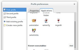 PyWinery screenshot 2