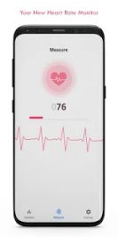 Heartbeat Monitor Application homepage.