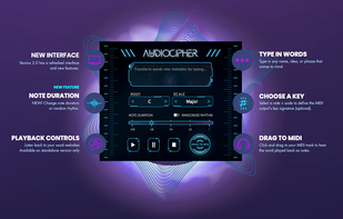 AudioCipher V2.0 Features