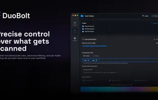 Advanced filtering and scan rules for precise control over results.