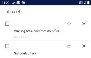 GTD Simple screenshot 1