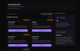 AutoSaaSLaunch screenshot 2