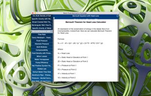 Basic Fluid Mechanics Formulas screenshot 1