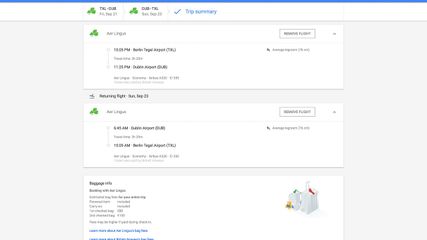 Google Flights screenshot 11