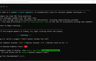 YouTube Spammer Purge screenshot 2