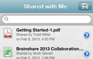 Novell Filr screenshot 1