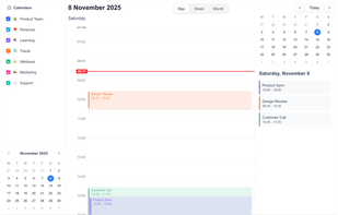 DayFlow Calendar screenshot 1