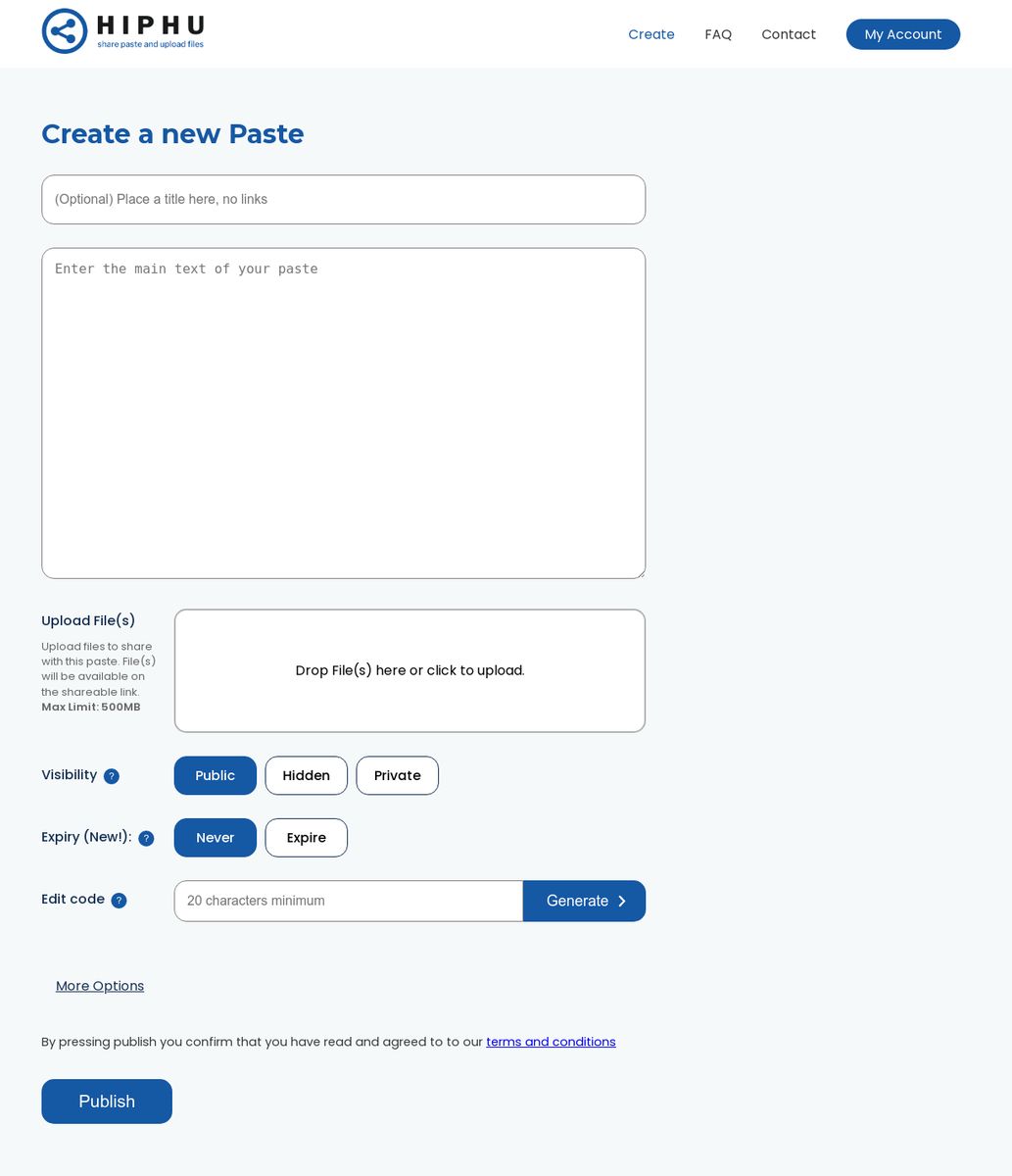 Hiphu alternatives top 9 pastebin services and similar websites