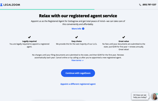 LegalZoom screenshot 2