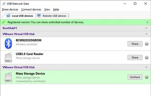USB Network Gate screenshot 1
