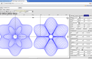 Rosettes in Torapp guilloche designer