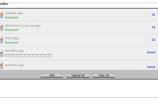 ApPHP AJAX File Uploader screenshot 1