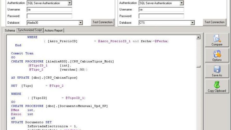 Open DBDiff: A database comparison tool for Microsoft SQL Server 2005 ...