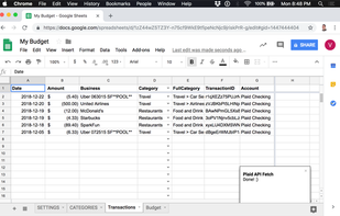 BudgetSheet screenshot 1