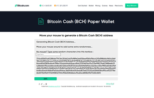Bitcoin.com Paper Wallet screenshot 1
