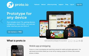 Proto.io screenshot 1