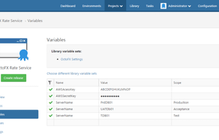 Octopus Deploy screenshot 2