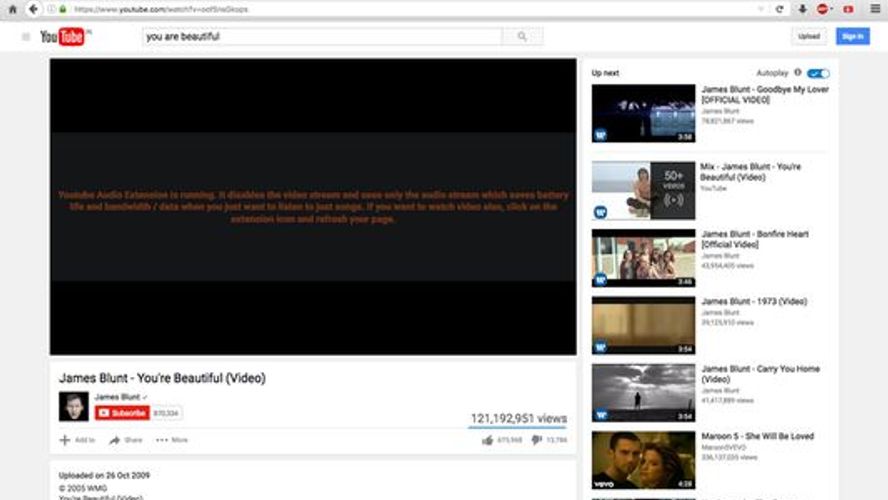Audio Only Youtube Alternatives and Similar Extensions & AddOns