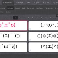 various classes of emoticons