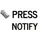 Press Notify icon