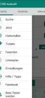 VRS Auskunft screenshot 2