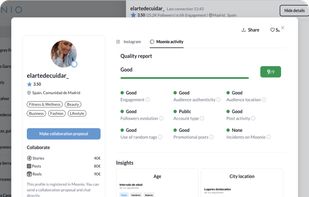 Moonio Profile Insights