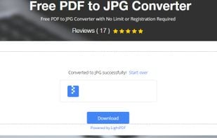 Download the converted file.