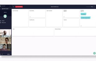 Collaborative business model canvas workshop