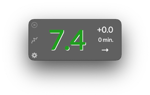 Owlet glucose widget screenshot 1
