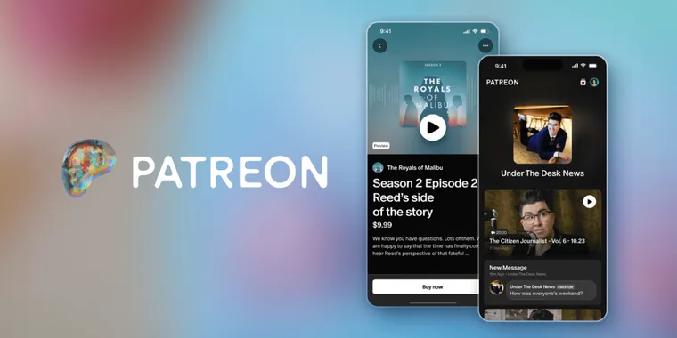 Patreon unveils redesigned app, community chat, commerce feature, and new brand identity image