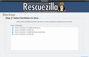 Rescuezilla screenshot 1
