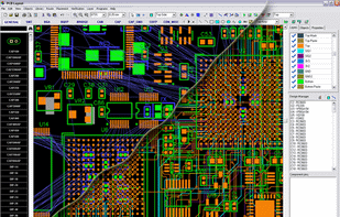 Routing 8-layer PCB (4 signal layers) with integrated Shape-Based Autorouter.