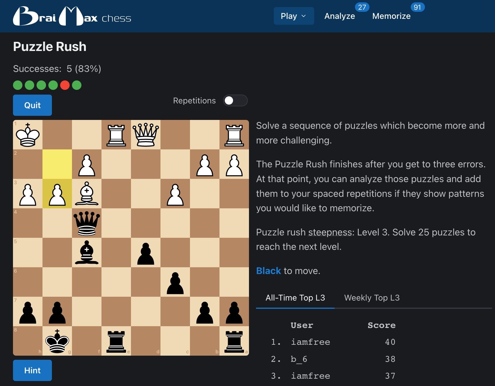 Download Chess tempo - Train chess tactics MOD APK v Play online