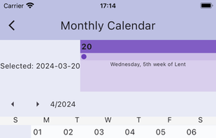 Liturgy Calendar screenshot 3
