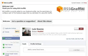 RSS Graffiti screenshot 1