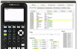 CEmu TI 84+ CE Emulator screenshot 2