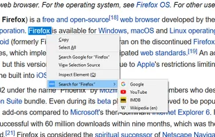 Swift Selection Search screenshot 1