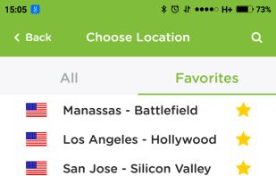HideIP VPN screenshot 2