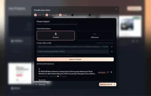 Knot Instant - Allowing you to create a store in 10 minutes by pasting a link from market places, AI will do the rest
