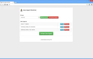 User-Agent Switcher screenshot 3