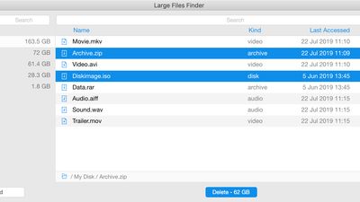 Large Files Finder