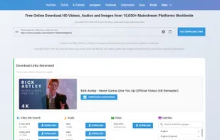 SnapWc.com Youtube videos, audios, subtitles and cover download test