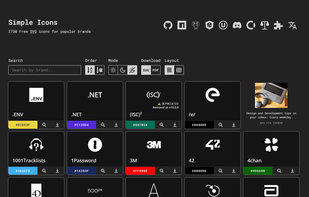Simple Icons screenshot 1