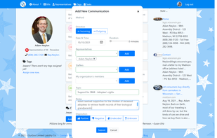 Representative Communication