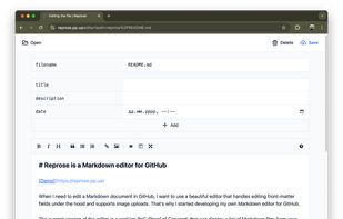 Editor screen