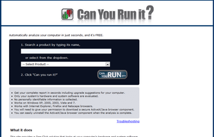 Can You Run It? screenshot 1