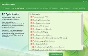 Speeds up your computer startup and shutdown,
optimizes NTFS file system, creates swap file size optimal for your PC.