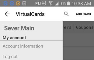 VirtualCards screenshot 1